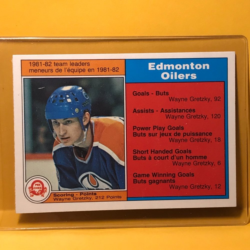 1982-83 O-Pee-Chee Set-Break # 99 Wayne Gretzky Tl NR-MINT